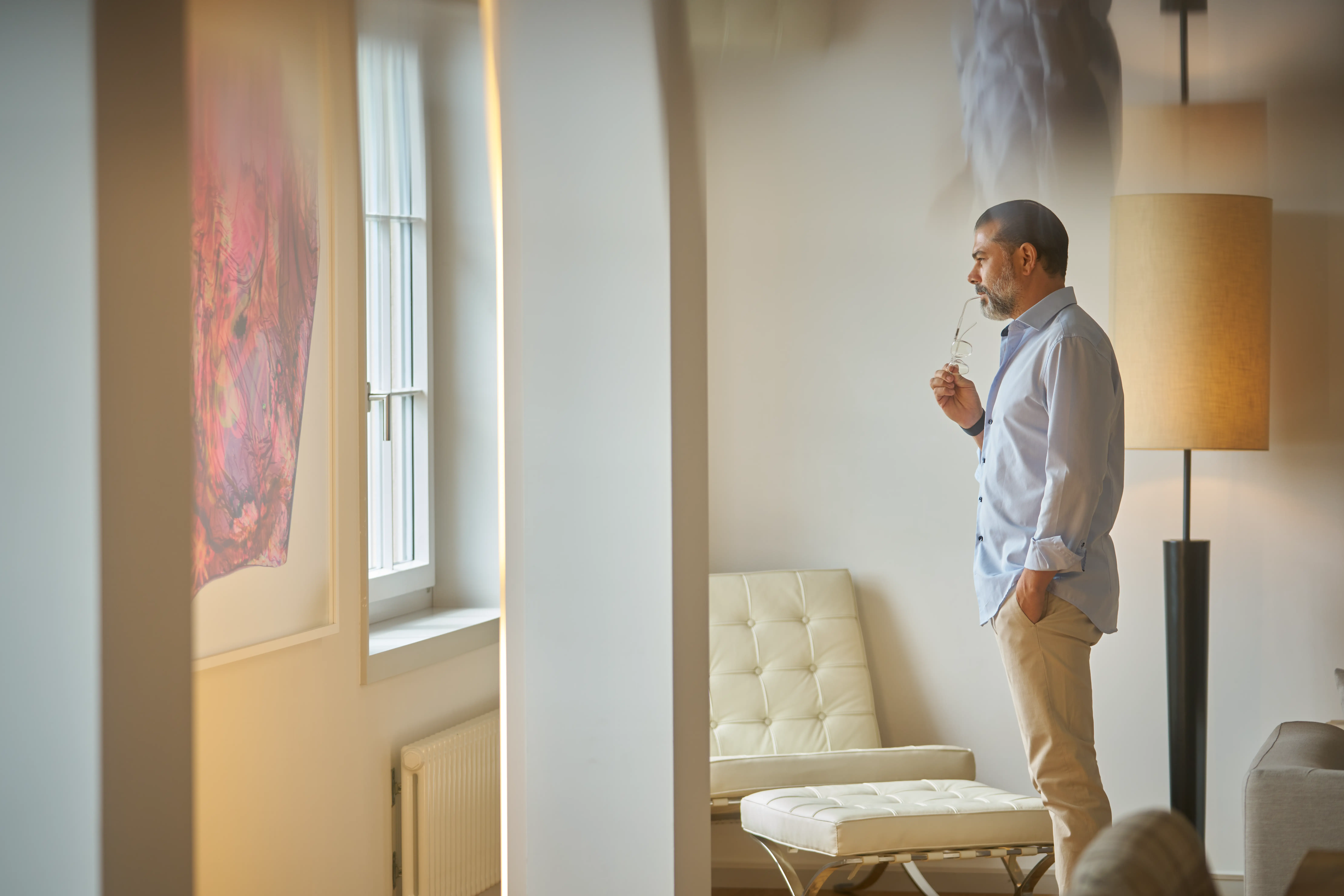 Woonruimte detail in het Harmonia-verblijf