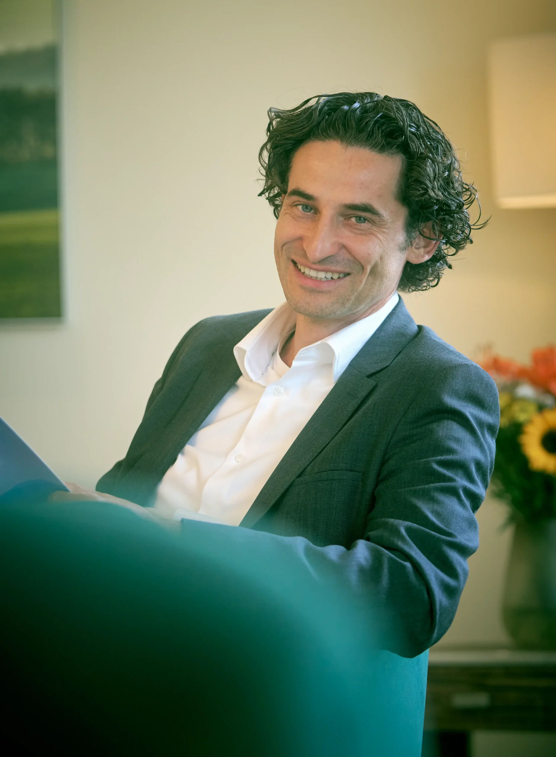 Portret van Dr. med. Kjell R. Brolund-Spaether, Groep Medisch Directeur