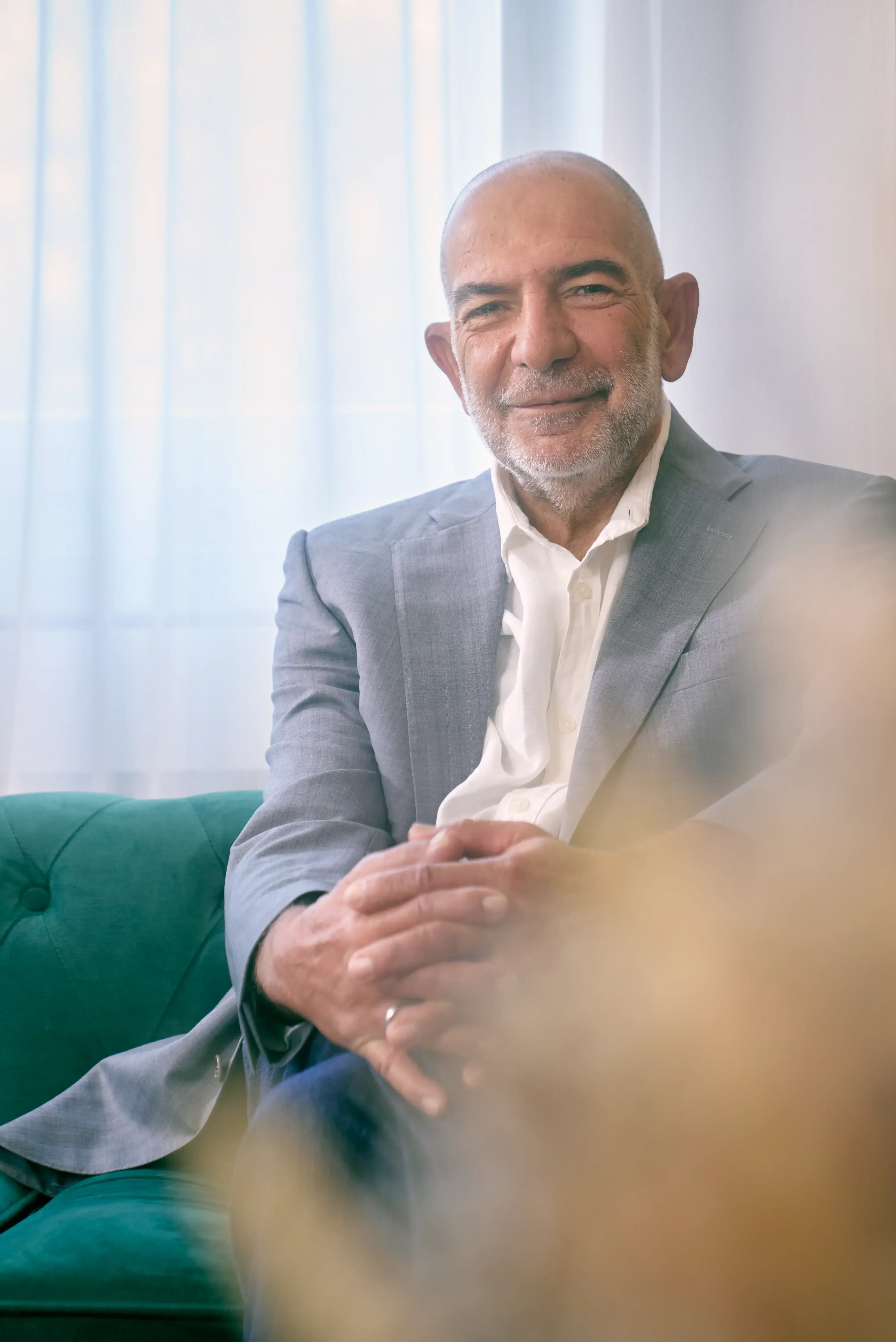 Portret van Hassan Gencal, Inwonende Therapeut