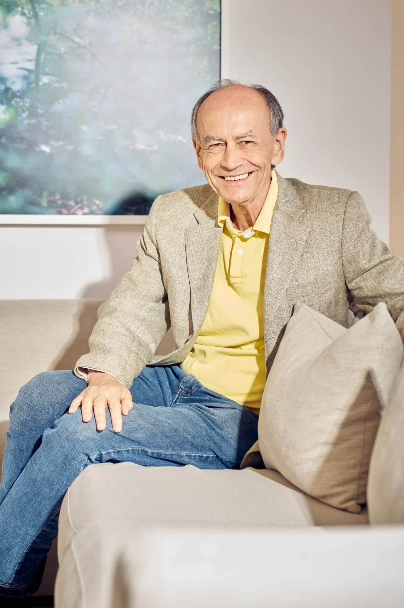 Portret van Prof. Dr. Thomas Suedhof, Nobelprijswinnaar