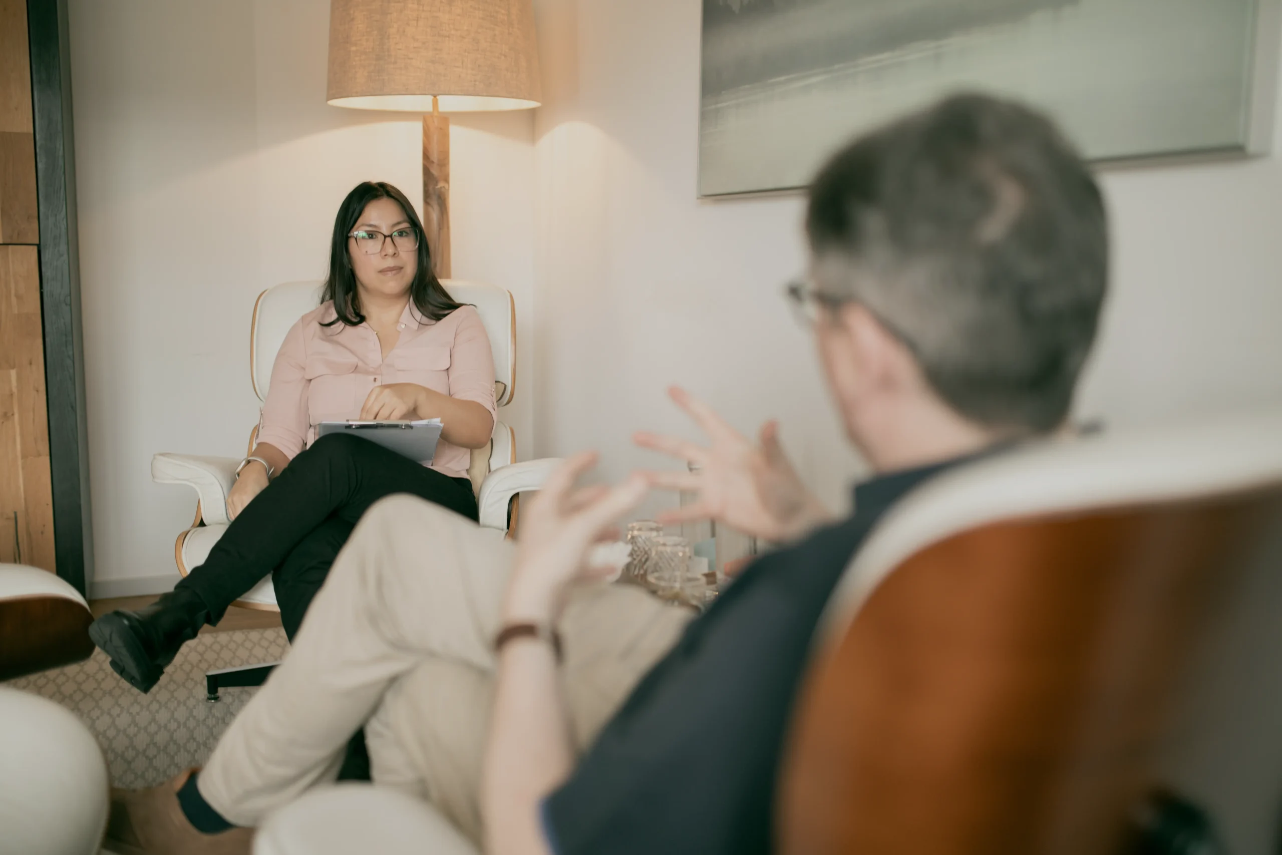 Luxe meubilering in het Equilibria verblijf