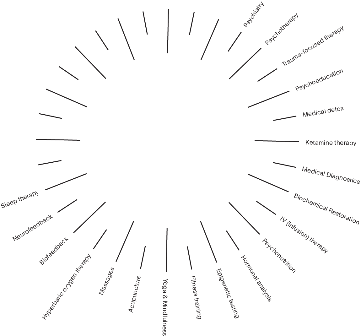 Paracelsus Recovery 360-graden holistisch behandelbenadering