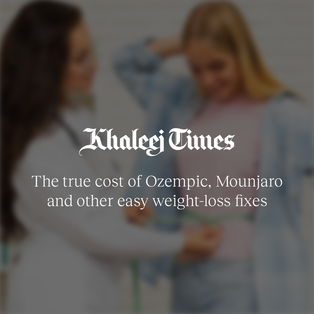 Jan Gerber on the true cost of easy weight-loss fixes – Khaleej Times