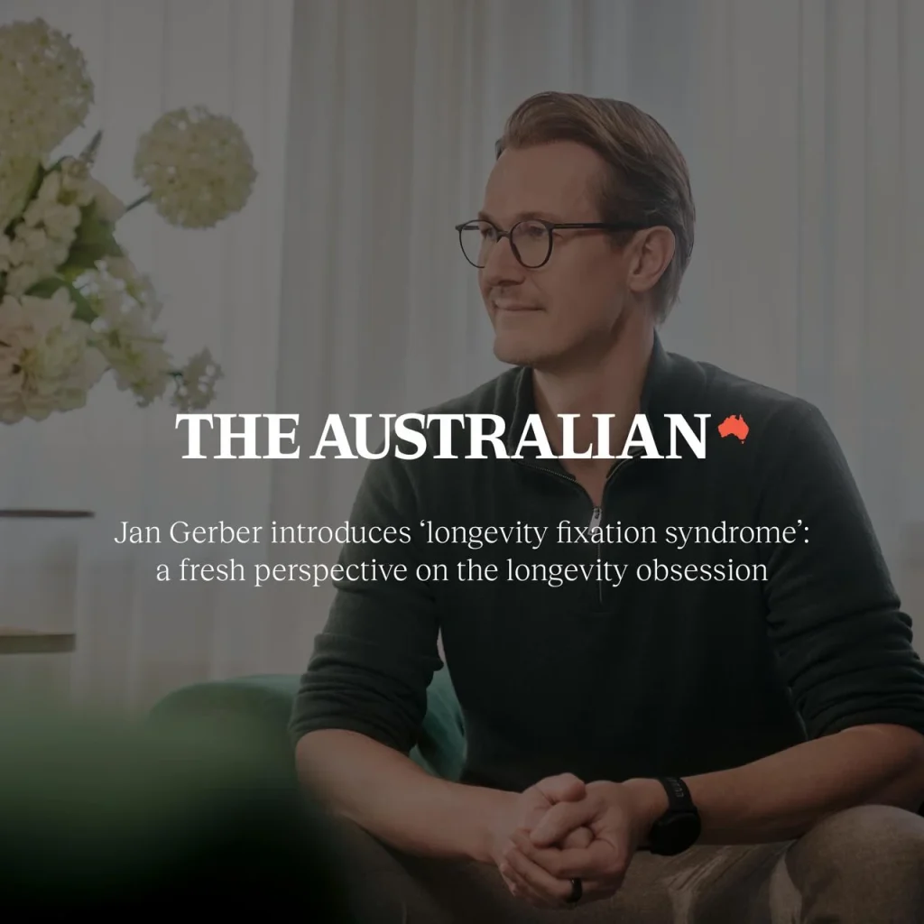Jan Gerber introduceert het longevity fixation syndrome - The Australian